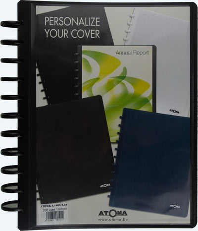 Album show Atoma – a4 – 100 couvertures – 11 anneaux – couverture pp personnalisable