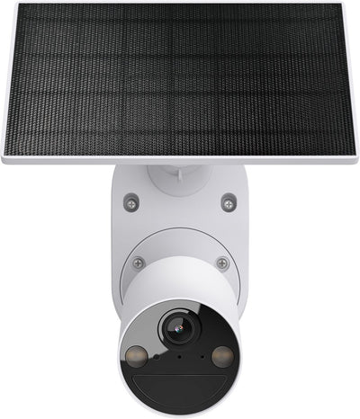 Kit caméra de sécurité extérieure tp-link tapo c410 avec panneau solaire - 2k 3mp - ip65