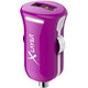Chargeur de voiture USB xlayer color line violet