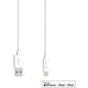 Câble Lightning xlayer premium mfi 1,2 m blanc
