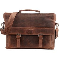 Sac bandoulière pour ordinateur portable Pride and Soul Cloud marron