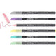 Feutre edding pastel 1200 multicolore permanent