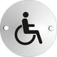 Pictogrammes inox 72 mm