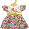 Robe de poupée Unicorn Goldy, 28-35 cm