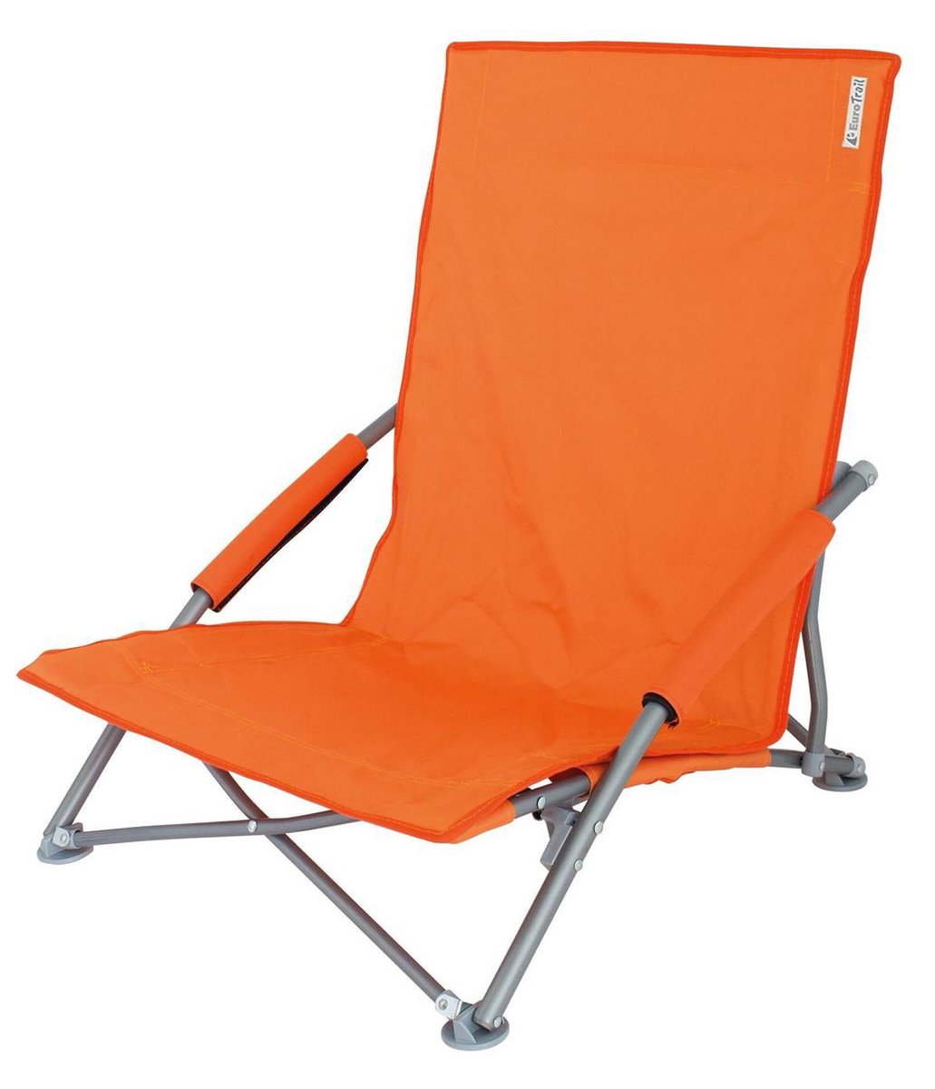 Chaise de camping Eurotrail chaise de plage - pcs. tropez - orange