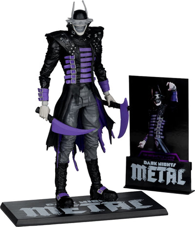 Mcfarlane dc figurine multiverse le batman qui rit (n w avec accent) (étiquette dorée) 18 cm