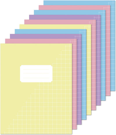 Carnets Kangaro a5 - avec diamant 10mm - couleurs pastel - 10 pièces - k-583006