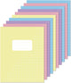 Carnets Kangaro a5 - avec diamant 10mm - couleurs pastel - 10 pièces - k-583006