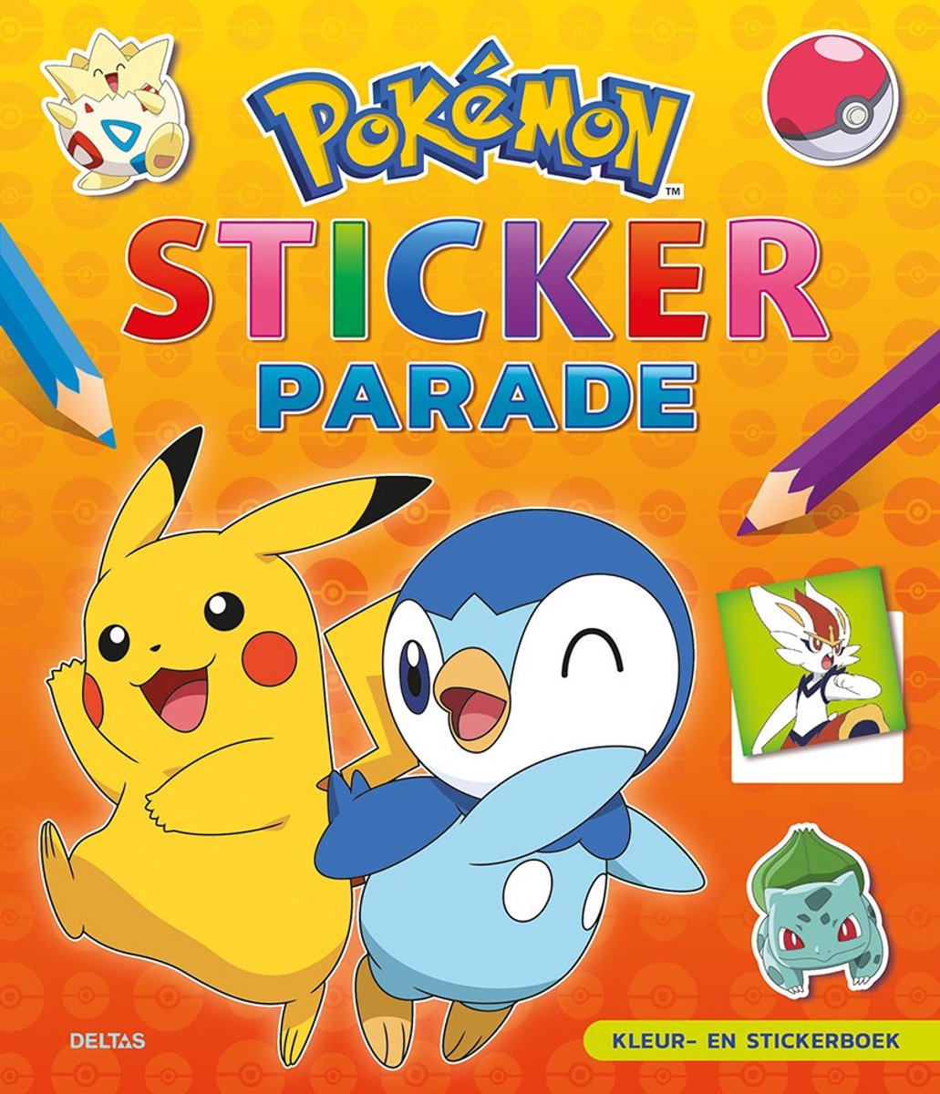Deltas Pokemon Sticker Parade Color Sticker Book