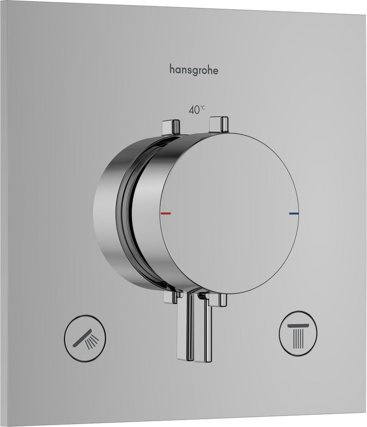 Hansgrohe ecostat confort e - thermostat intégré - 2 fonctions - douche - chrome