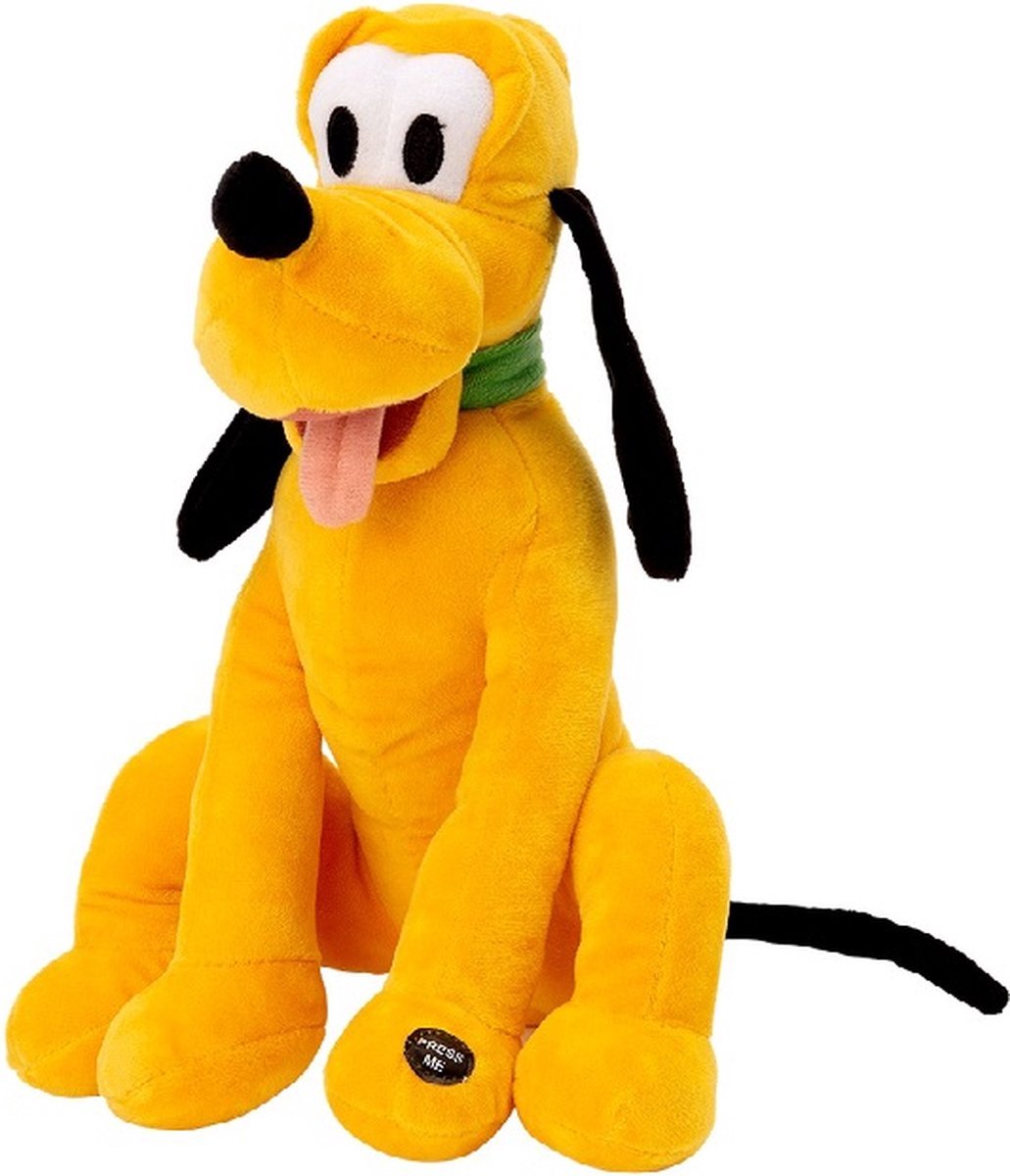 Peluche Disney Pluton - Peluche Mickey Mouse - avec son - 30 cm