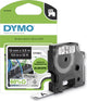 Étiquettes Dymo originales d1 en nylon flexible et durable | texte noir sur étiquette blanche | 12 mm x 3,5 m | étiquettes autocollantes pour l'imprimante d'étiquettes Label Manager | fabriqué en europe