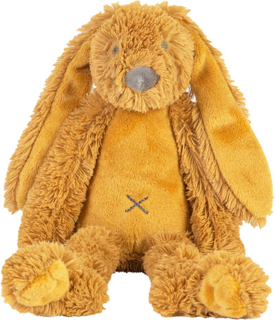 Happy horse lapin richie peluche 28cm - jaune ocre - peluche bébé