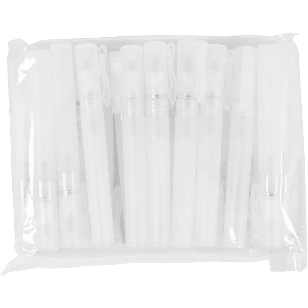 Fidère de pulvérisation de la compagnie Creativ, 10 ml, transparent mat, 20 pièces 1 boîte