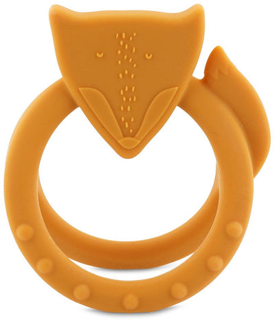 Anneau de dentition sensoriel Trixie Mr. Fox – 0m+ – 100% silicone – idéal pour la dentition