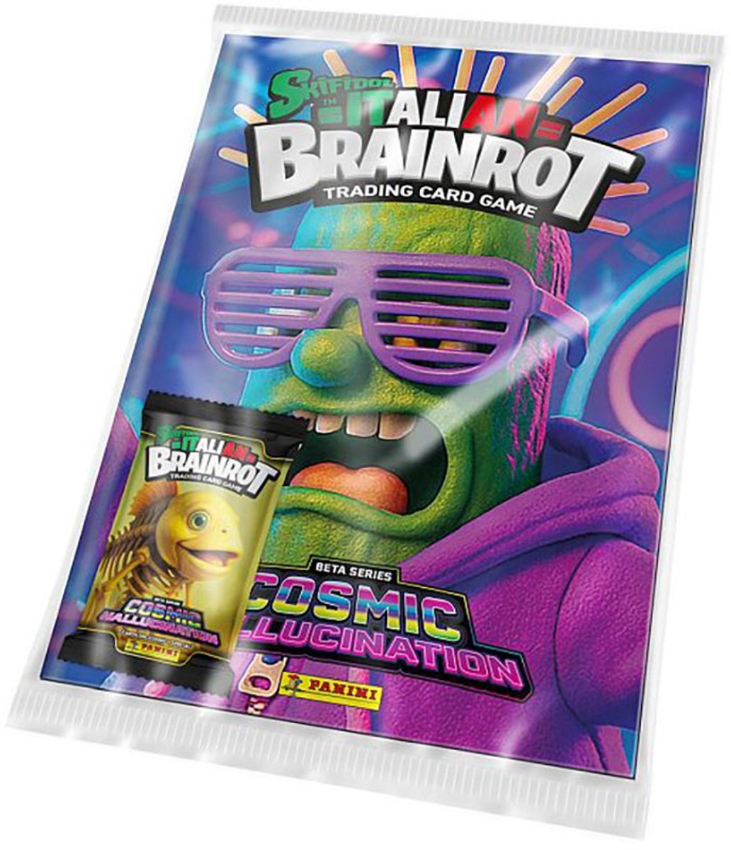 Panini s.p.a panini italien brainrot 2 pack de démarrage avec booster