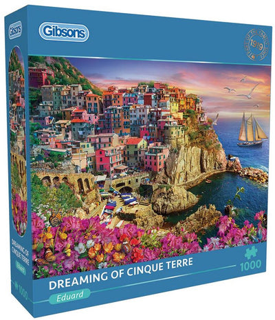 Gibsons - rêver de cinque terre (par eduard) - 1000 pièces 68×49cm (l×h) - puzzle pour adultes