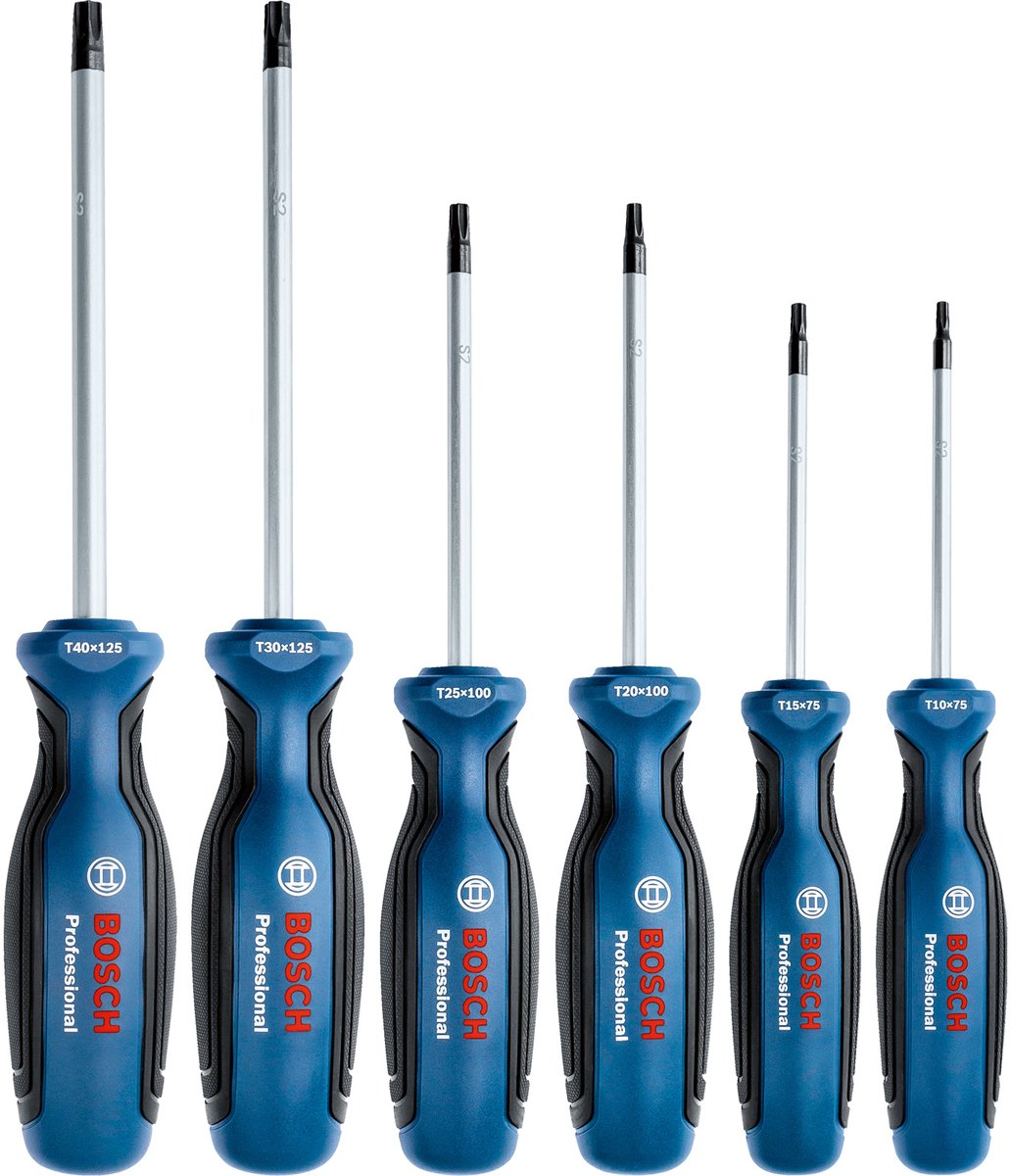 Jeu de tournevis professionnels Bosch - profil en T