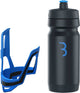 Bbb cycling dualcage - porte-bidon léger avec bouteille noire - 550 ml - bleu - vélo de course VTT - porte-gourde vélo - bbc-39c