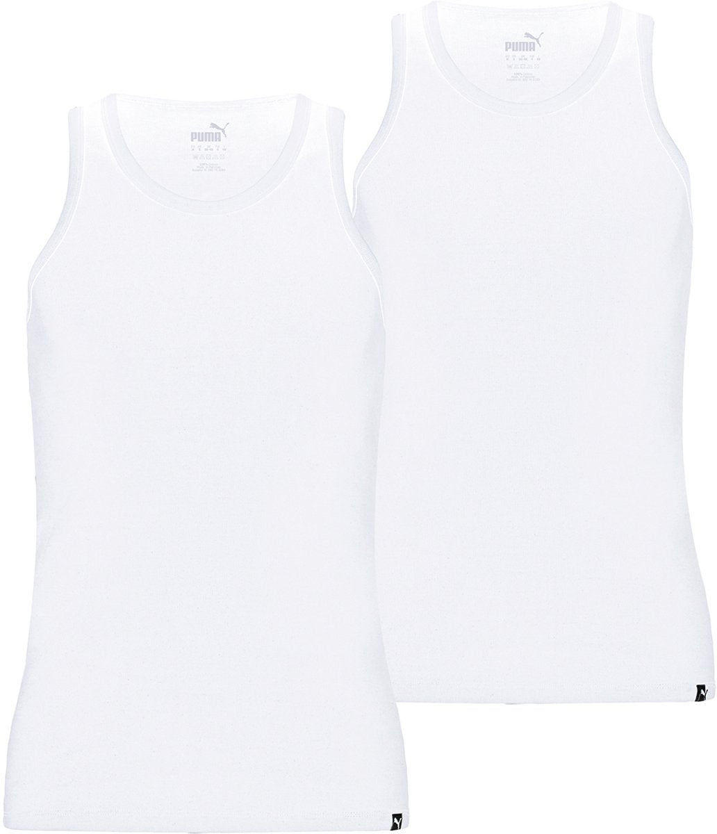Chemise de tous les jours Puma pour hommes - blanc - l - 2 paires