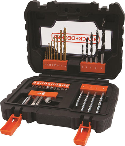 Black+decker Jeu de 31 forets à visser - a7233-xj