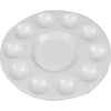 Palette Creativ company, palette ronde avec 11 compartiments, d 17 cm, blanc, 10 pièces 1 boîte