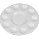 Palette Creativ company, palette ronde avec 11 compartiments, d 17 cm, blanc, 10 pièces 1 boîte