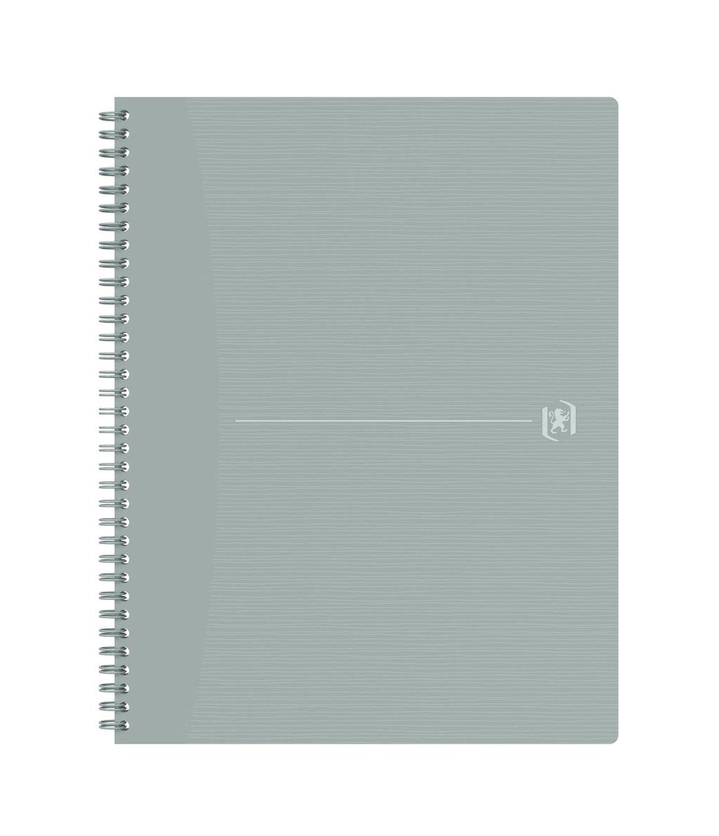 Oxford origins - carnet durable - a4+ - ligné - 70 feuilles - gris