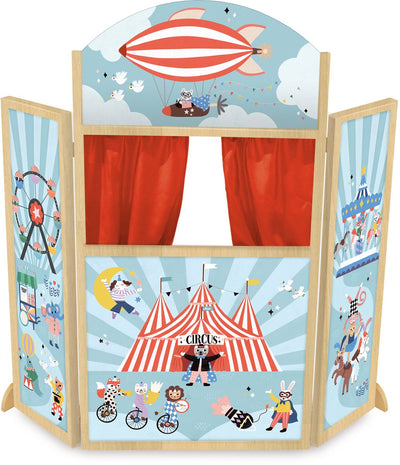 Vilac - spectacle de marionnettes - théâtre - jouets en bois