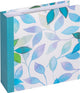 Walther me-363-l season - album mémo - format 22 x 22 cm - pages blanches - 200 photos 10x15 cm - bleu