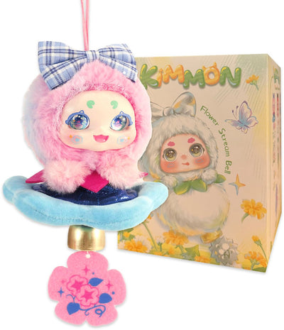 Kimmon pop-culture peluche série 'flower stream bell' - collection de boîtes aveugles - figurines à collectionner