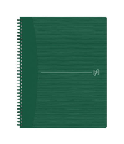 Oxford origins - carnet durable - a4+ - à carreaux 5mm - 70 feuilles - vert
