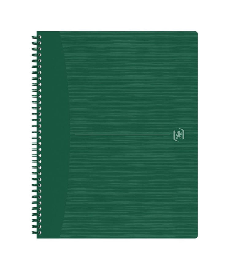 Oxford origins - carnet durable - a4+ - à carreaux 5mm - 70 feuilles - vert