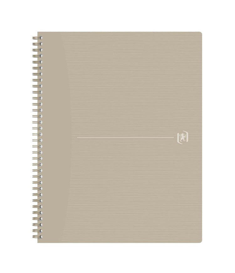 Oxford origins - carnet durable - a4+ - à carreaux 5mm - 70 feuilles - sable