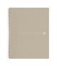 Oxford origins - carnet durable - a4+ - à carreaux 5mm - 70 feuilles - sable