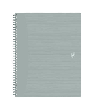 Oxford origins - carnet durable - a4+ - à carreaux 5mm - 70 feuilles - gris