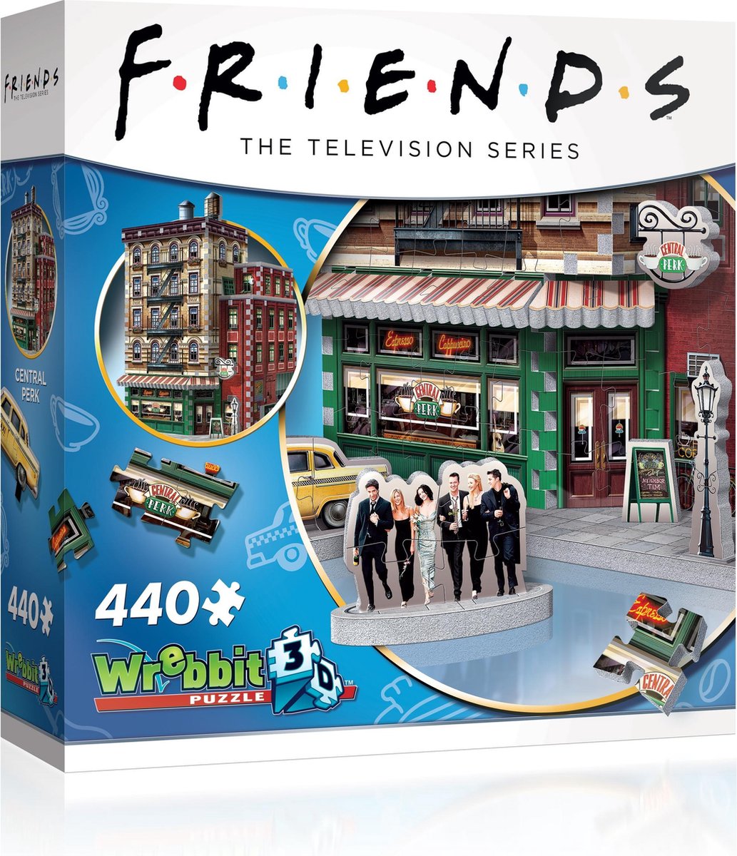 Amis Wrebbit - avantage central (440 pièces) - puzzle 3D