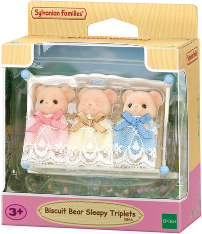 Sylvanian family 5866 ours triplet cookies - extra doux - 3 figurines de jeu