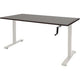 Bureau assis-debout Schavenburg Dextro pendule pied en T chêne Logan