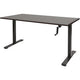 Bureau assis-debout Schavenburg Dextro pendule pied en T chêne Logan