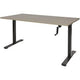 Bureau assis-debout Schavenburg Dextro pendule Pied en T Chêne Robson