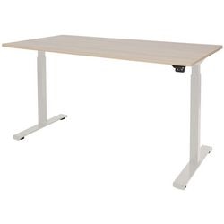 Bureau assis-debout Schavenburg Dextro Basic Pied en T Chêne Lindberg