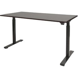 Bureau assis-debout Schavenburg Dextro Basic piètement en T Chêne Logan