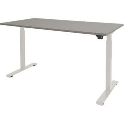 Bureau assis-debout Schavenburg Dextro Basic piètement en T gris