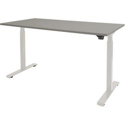 Bureau assis-debout Schavenburg Dextro Basic piètement en T gris