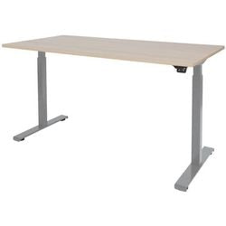 Bureau assis-debout Schavenburg Dextro Basic Pied en T Chêne Lindberg