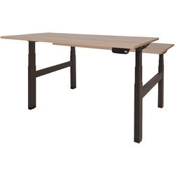 Bureau assis-debout Schavenburg Dextro Plus Duo T-Foot Havana Cherry