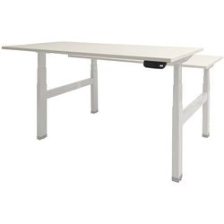 Bureau assis-debout Schavenburg Dextro Plus Duo T-Foot Chêne Lindberg