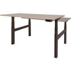 Bureau assis-debout Schavenburg Dextro Basic Pied en T Chêne Robson
