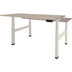 Bureau assis-debout Schavenburg Dextro Basic Pied en T Chêne Robson